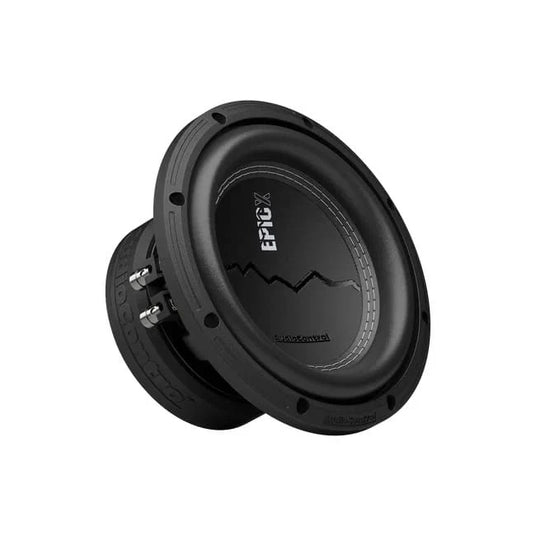 AudioControl EPICX8 20 cm Subwoofer-Chassis mit schwarzer Membran und EPICX-Logo