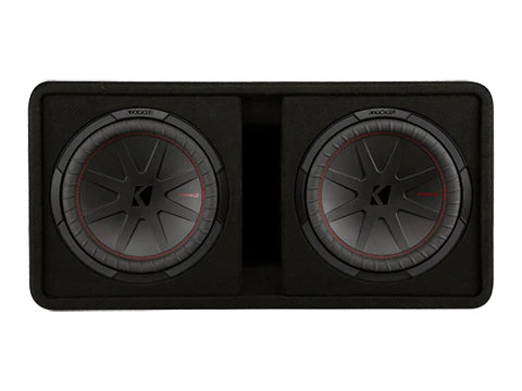 Kicker 2021 Dual 12" CompR Loaded Subwoofer Box
