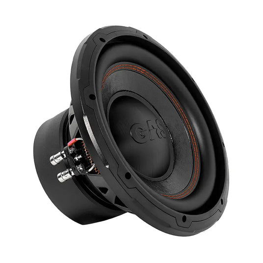 GAS MAD S3-10 Subwoofer mit Doppelschwingspule 2 Ohm und orangefarbener Ziernaht