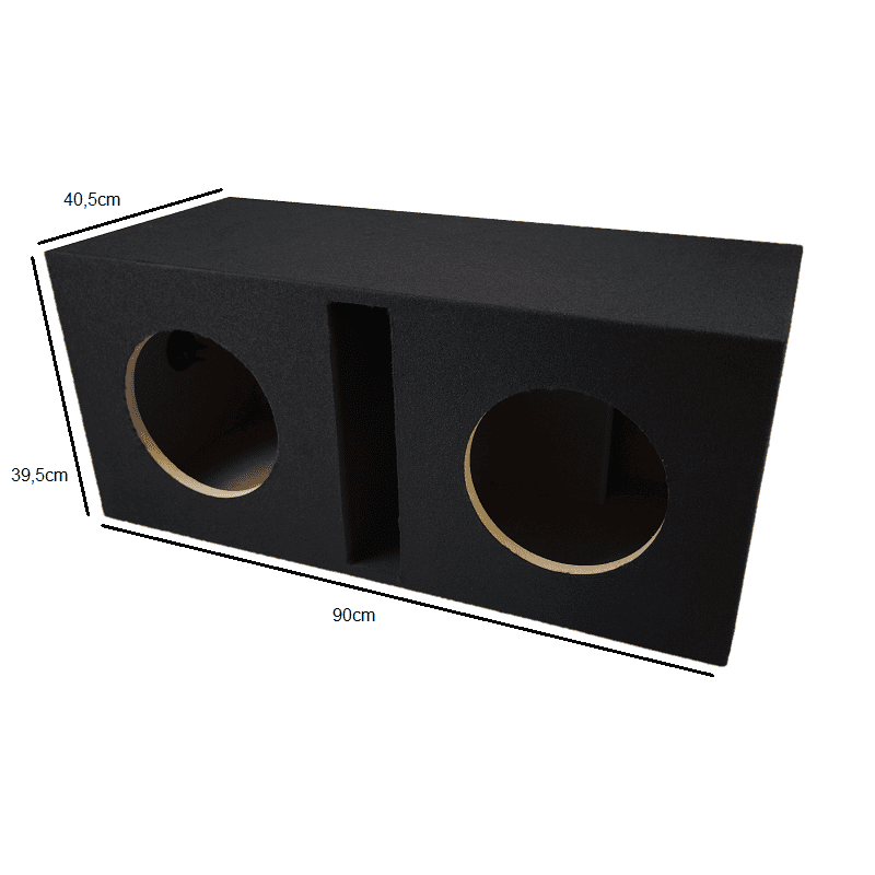 2x10" (25cm) Bassreflexgehäuse Mittelport