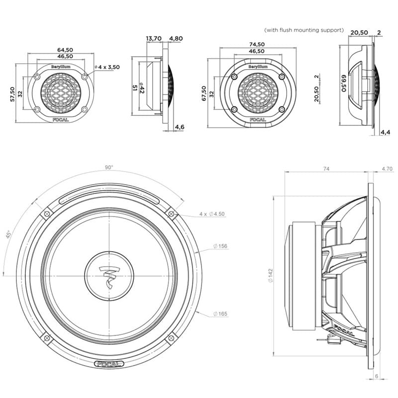 Focal UTOPIA M-Serie 165W-XP
