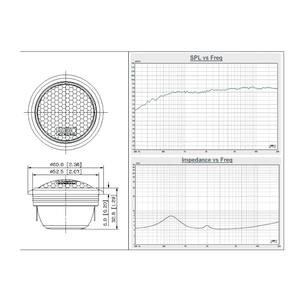 Audio System AE650C 2-Wege-System