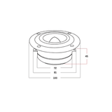 B² Audio Rage TT - Hochtongehäuse