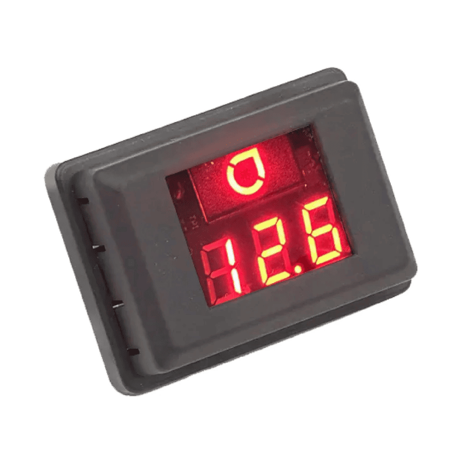 Auto-Connect L1VMR Voltmeter Rot