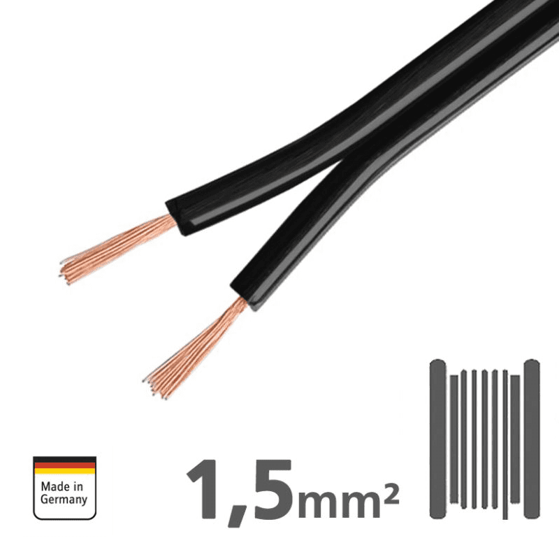 1.5mm² OFC Lautsprecherkabel