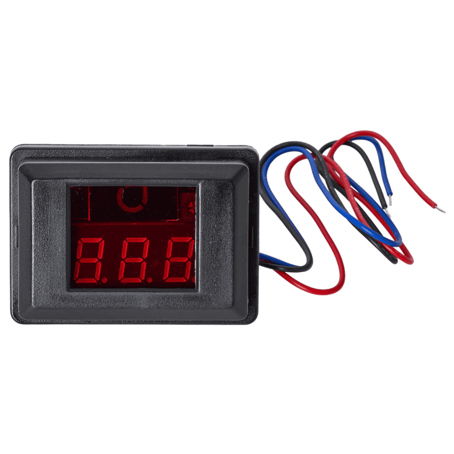 Auto-Connect L1VMR Voltmeter Rot