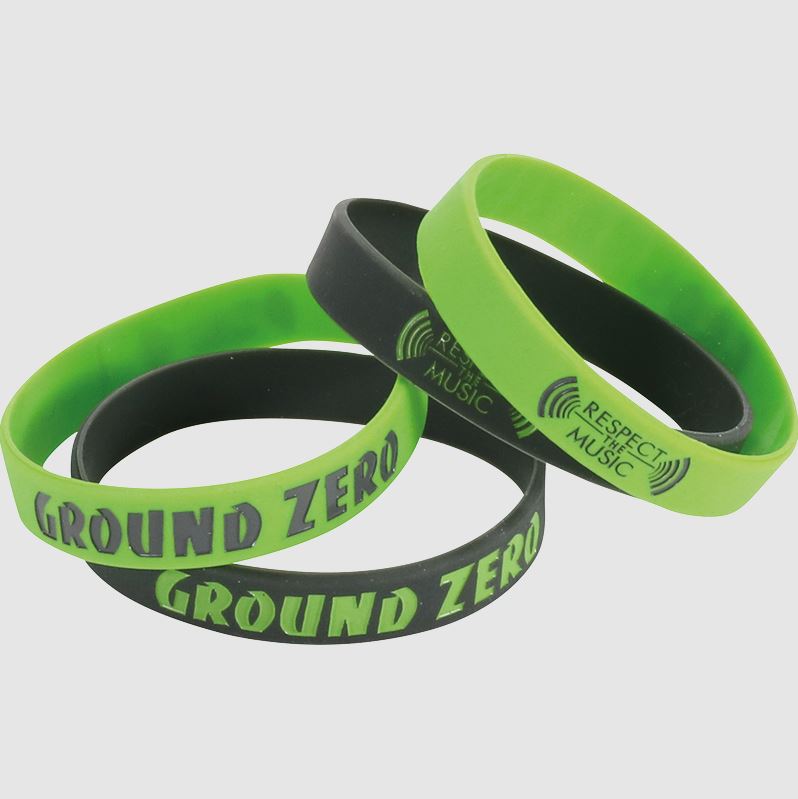 GZ Silikonarmband Grün & Gelb