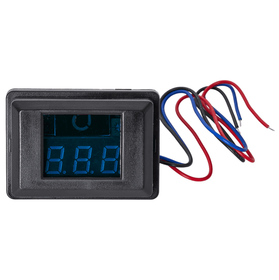 Auto-Connect L1VMB Voltmeter Blau