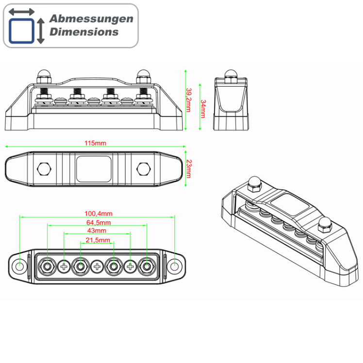 Ampire BBS43 Stromverteiler