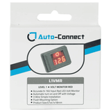 Auto-Connect L1VMR Voltmeter Rot