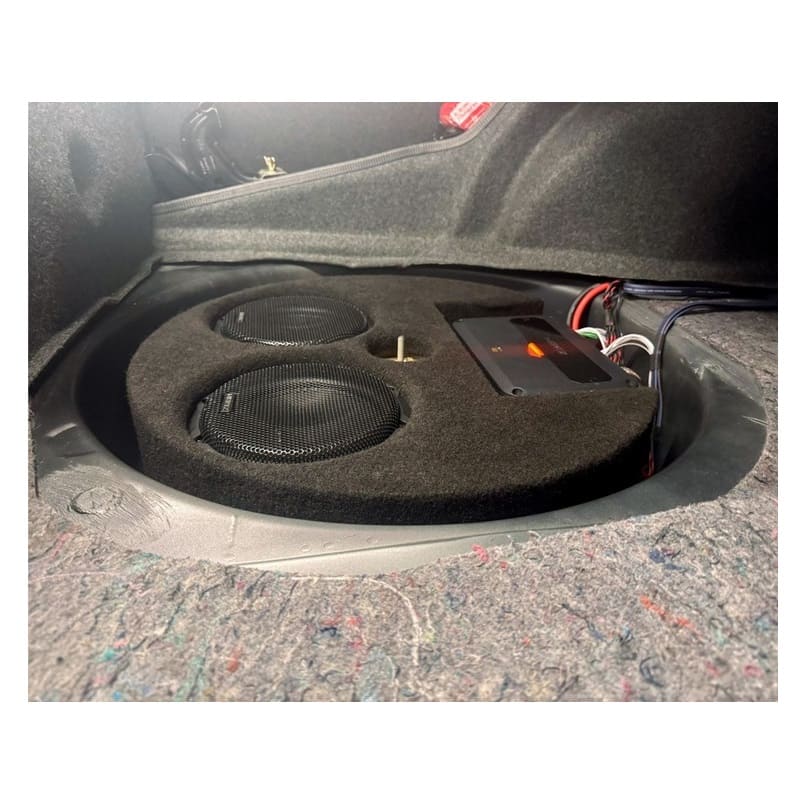 2x 8" Radmulden-Gehäuse