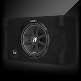 Kicker Down-Firing Loaded Sub Box - Comp 12-inch 4 Ohm
