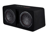 Kicker 2021 Dual 12" CompR Loaded Subwoofer Box