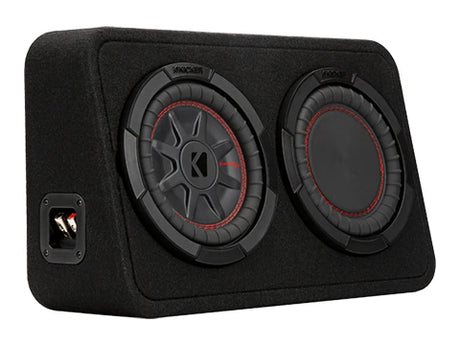 Kicker 8" 2 Ohm CompRT Loaded Subwoofer Box