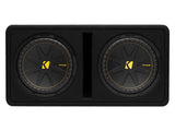 Kicker 12" Dual CompC Subwoofer Enclosure
