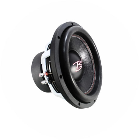 B2 Audio Subwoofer schwarz mit roter Ziernaht