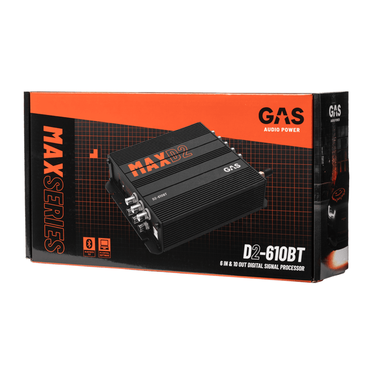 GAS Audio MAX D2-610BT