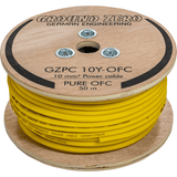 10mm² OFC Powerkabel Gelb