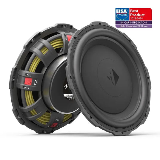 Helix Ci5 S200FM D2 Subwoofer mit Dual-Voice-Coil, Aramidfaser-Schwingspule und EISA Award 2023–2024