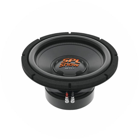 Hertz SPL Show Subwoofer schwarz mit orangenem Logo