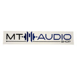 MT Audio 14 x 2.5cm Sticker Schwarz/Blau