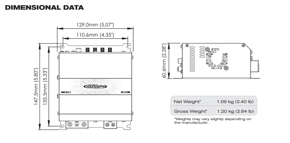 SounDigital 1600.1 Evo 6.0