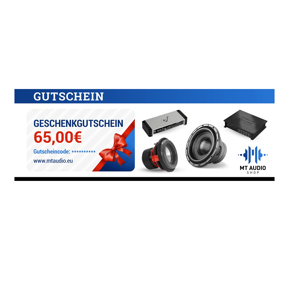 MT Audio Geschenkgutschein