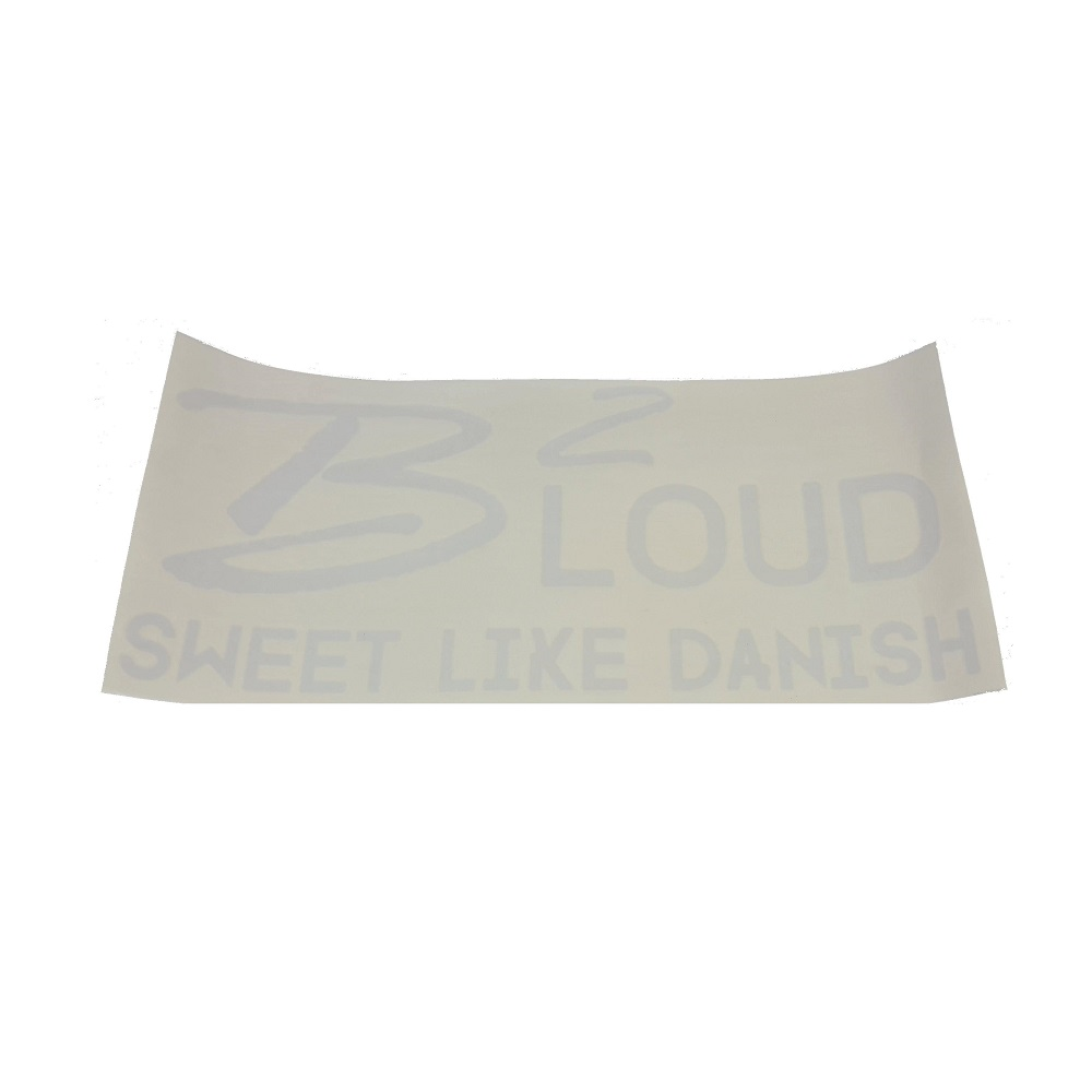 B² Loud Aufkleber - Weiß