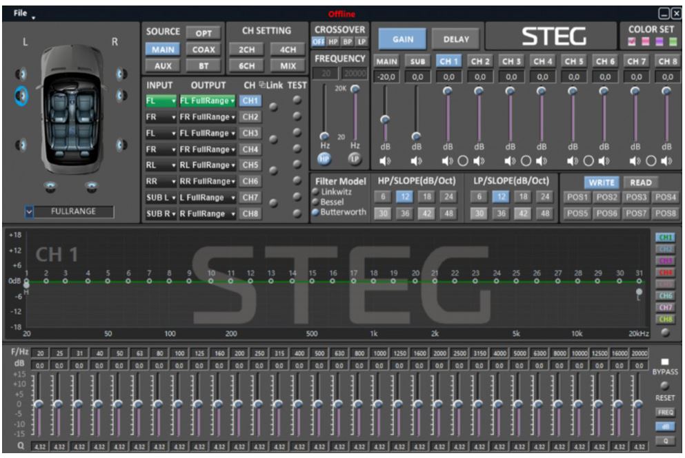 STEG DSP68-II - 8 Kanal DSP
