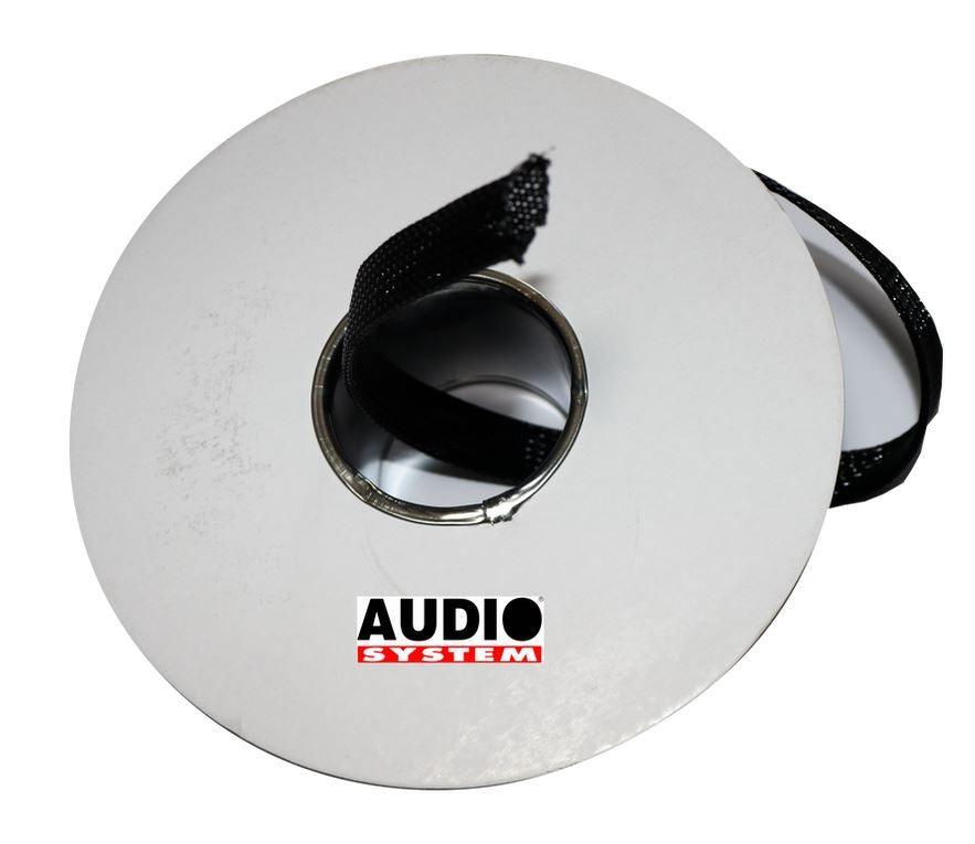 50mm² Gewebeschlauch Schwarz - Basshead Store