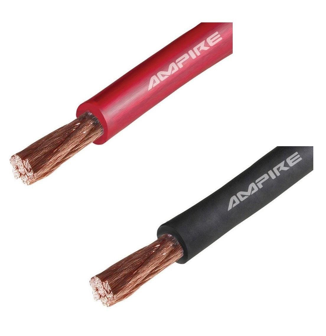 6mm² Lautsprecherkabel Rot-Schwarz - Basshead Store